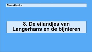 VMBO 3  Regeling  Basisstof 8 De eilandjes van langerhans en de bijnieren [upl. by Uliram]