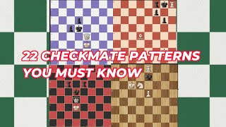 The Ultimate Guide to Checkmate Patterns From Beginner to Master [upl. by Ilanos167]