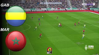 Gabon vs Morocco  Round 5 of the African Nations Cup 2025 [upl. by Neehsuan]