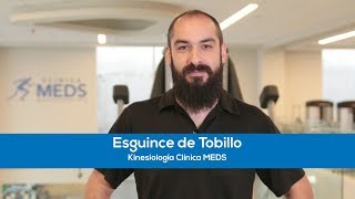 ¿Qué hacer frente a un esguince de tobillo  TIPS KINESIOLOGÍA MEDS [upl. by Noerb]