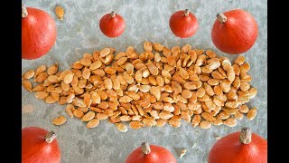 How To Make Salted Pumpkin Seeds For Snack [upl. by Llewen]