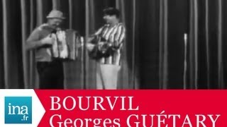 Bourvil et Georges Guétary quotLa vie de bohèmequot live officiel  Archive INA [upl. by Nauqahs]