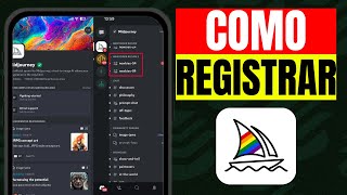 Cómo registrarse en Midjourney y crear imágenes [upl. by Tarfe748]