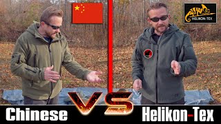 Insane Differences  HelikonTex Patriot VS Chinese Tactical Fleece Jackets [upl. by Annoel843]