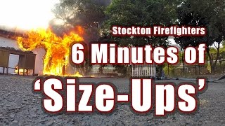 The SizeUp Volume 1 • 6 Minutes of Size Ups • Stockton Firefighters [upl. by Soiritos]