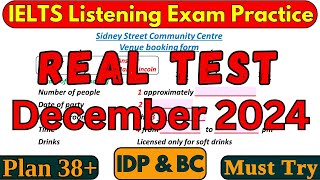 IELTS LISTENING TEST 2 7 16 23 amp 30 NOVEMBER 2024 WITH ANSWERS  IELTS  IDP amp BC [upl. by Johm548]