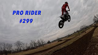 Pro Motocross Racer Goes HUGE on our Backyard Track [upl. by Nnairrek]