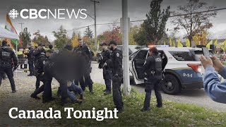 Several arrested after violent clashes outside of Hindu temples in BC and Ontario  Canada Tonight [upl. by Ibrek773]