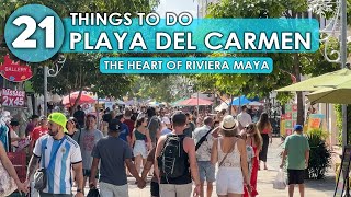 Best Things To Do in Playa Del Carmen Mexico 2024 4K [upl. by Aisyle]