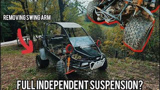 150cc gy6 buggy build pt1 [upl. by Aurel560]