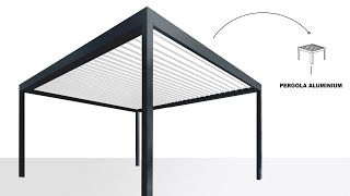 Comment monter une Pergola BIOCLIMATIQUE aluminium  🔨 [upl. by Margie]