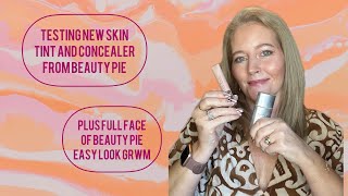 New Beauty Pie Skin Tint amp Concealer wear test and tutorial for a full face of Beauty Pie [upl. by Eneleuqcaj768]