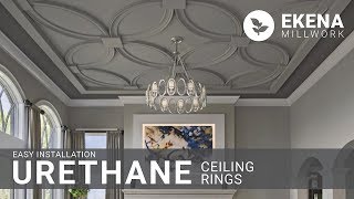 Ekena Millwork Ceiling Rings Urethane [upl. by Magas]