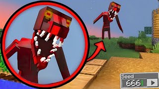 MINECRAFT MOST SCARY SEEDS 😱  MINECRAFT HORROR [upl. by Ashby]