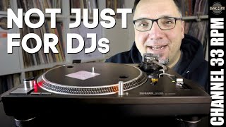 Technics SL1200 for serious home listening TURNTABLE REVIEW [upl. by Laurel409]