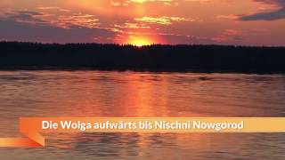 Die Wolga aufwärts nach Nischni Nowgorod [upl. by Arias]