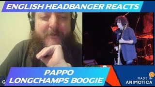 Pappo  Longchamps Boogie English Headbanger Reacts [upl. by Thoer]