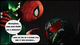 Insomniac SpiderMan thwiping out quips and jokes in style part 2 [upl. by Natsyrk]