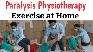 लकवा का फिज़ियोथैरेपी इलाज  Paralysis Physiotherapy Exercise at Home  Paralysis Exercise for Leg [upl. by Salaidh]