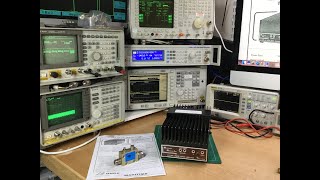 Microwave Modules 100 Watt UHF RF Power Amplifier test amp alignment Tuneup walk amp tallk [upl. by Acirej]