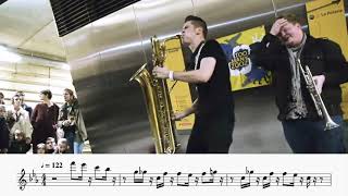 Transcription  Leo Ps solo on Survival Of The Flyest by Too Many Zooz [upl. by Sidonia]