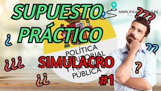 Simulacro de examen de Administrativo del Estado 1  SUPUESTO COMENTADO [upl. by Essirahs]