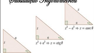 Substituição Trigonométrica Técnicas de Integração [upl. by Aiotal]