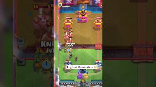 Log bait Domination 🤯  clash royale  shorts battleroyale [upl. by Ruomyes]