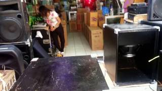 Subscope 18 Subwoofer Box with P Audio IMF18W 600watts  Berklyn Electronics Manila Demo Unboxing [upl. by Ellener]