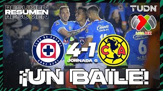 HIGHLIGHTS  Cruz Azul 41 América  Liga Mx AP2024  J6  TUDN [upl. by Anniala]