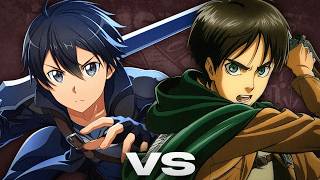 Eren vs Kirito Épicas Batallas de Rap del Frikismo  Keyblade [upl. by Etnauj]