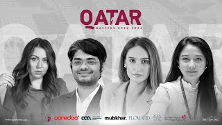 Qatar Masters 2024 R7 w GM Srinath Narayanan and IM Irene Sukandar [upl. by Ideih]