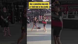 How to practice kicking in big pad for beginner MuayThai muaythai shorts viral [upl. by Aicinoid]