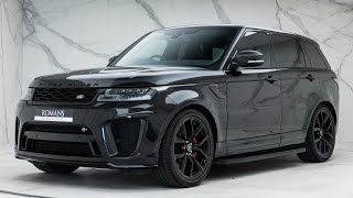 2021 Range Rover Sport 50 SVR Carbon Edition  Santorini Black  Walkaround amp Interior amp Revs 4K [upl. by Acemaj]