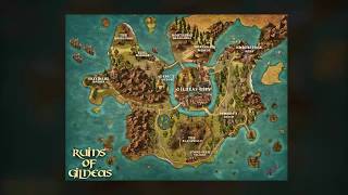 Inkarnate Timelapse  Ruins of Gilneas World of Warcraft map design [upl. by Amalea911]