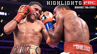 Benavidez TKOs a bloody Dirrell  Benavidez vs Andrade November 25 2023  PBC on Showtime [upl. by Yevol]