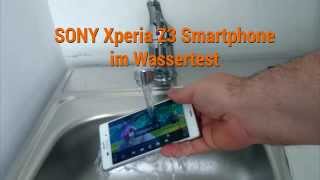 SONY Xperia Z3 Wassertest  Waterproof Test  Deutsch  German ►► notebooksbilligerde [upl. by Mohn]