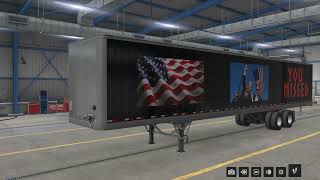 TruckerKing2010s quotYou Missedquot Trump Trailer Skin for ATS [upl. by Betthezel]