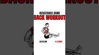 Resistance Band Back Workout  Workout Plus [upl. by Halehs]