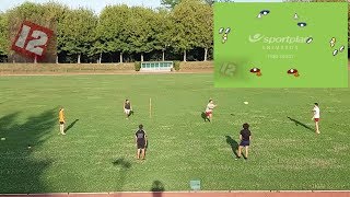 RUGBY DRILLS  Handling and Passing 1 [upl. by Nelyak]