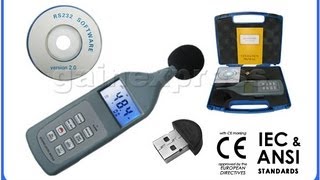 SL5868P Professional Sound Level Meter Tester with Bluetooth wwwgainexpresscom [upl. by Relda]