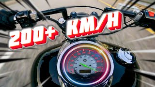 Yamaha xvs drag star 1100 acceleration top speed [upl. by Nerte827]