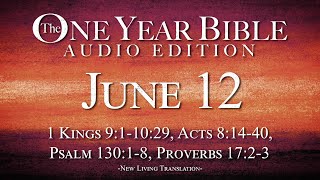 June 12  One Year Bible Audio Edition [upl. by Ainavi]