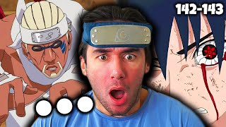 SASUKE vs KILLER BEE 🔥 Naruto Shippuden 142143 Reaction [upl. by Cassaundra]