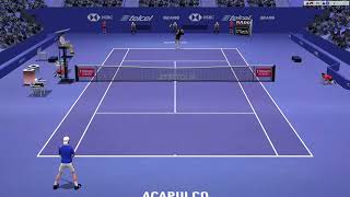 Djokovic vs Menezes Full Ace Tennis ATP500 R16 Acapulco [upl. by Moazami371]