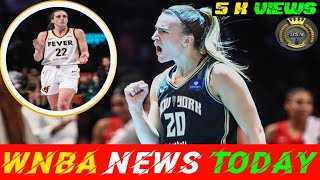 Sabrina Ionescu vs Caitlin Clark playoff stats Who is performing better in WNBA 2024 [upl. by Artimid]