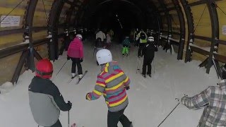 Ski Tunnel Rettenbach Gletscher Sölden Austria 2016 [upl. by Llesirg]