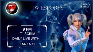 TW ESPORTS  T1 9PM Daily Scrims [upl. by Odell]