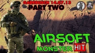 AIRSOFT GAME on Gadebusch 140713   MONSTER HIT HD  POV Movie [upl. by Lleda]