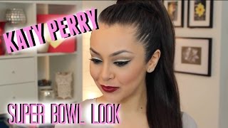 Katy Perry Super Bowl Halftime Hair and Makeup Tutorial  TrinaDuhra [upl. by Enna]